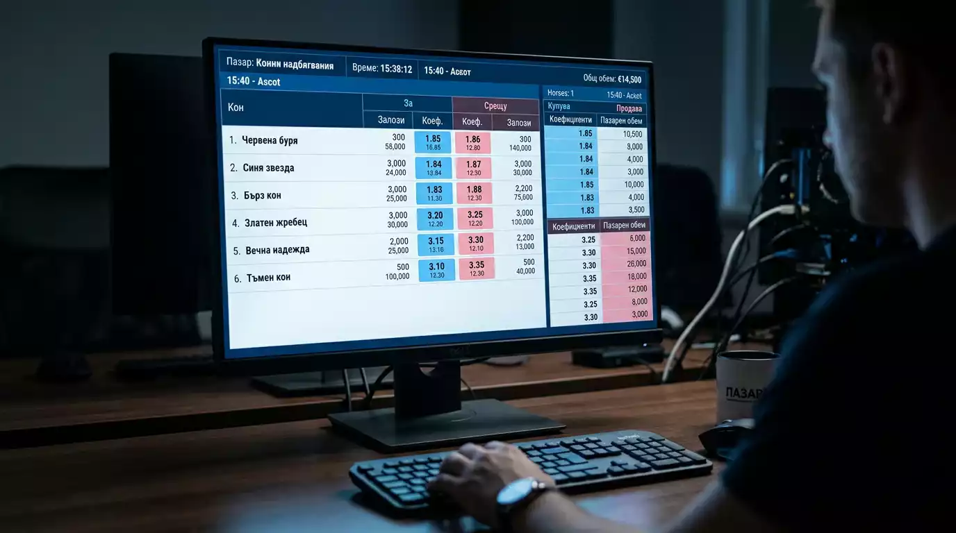 Lay betting exchange конни надбягвания — Betfair интерфейс с котировки
